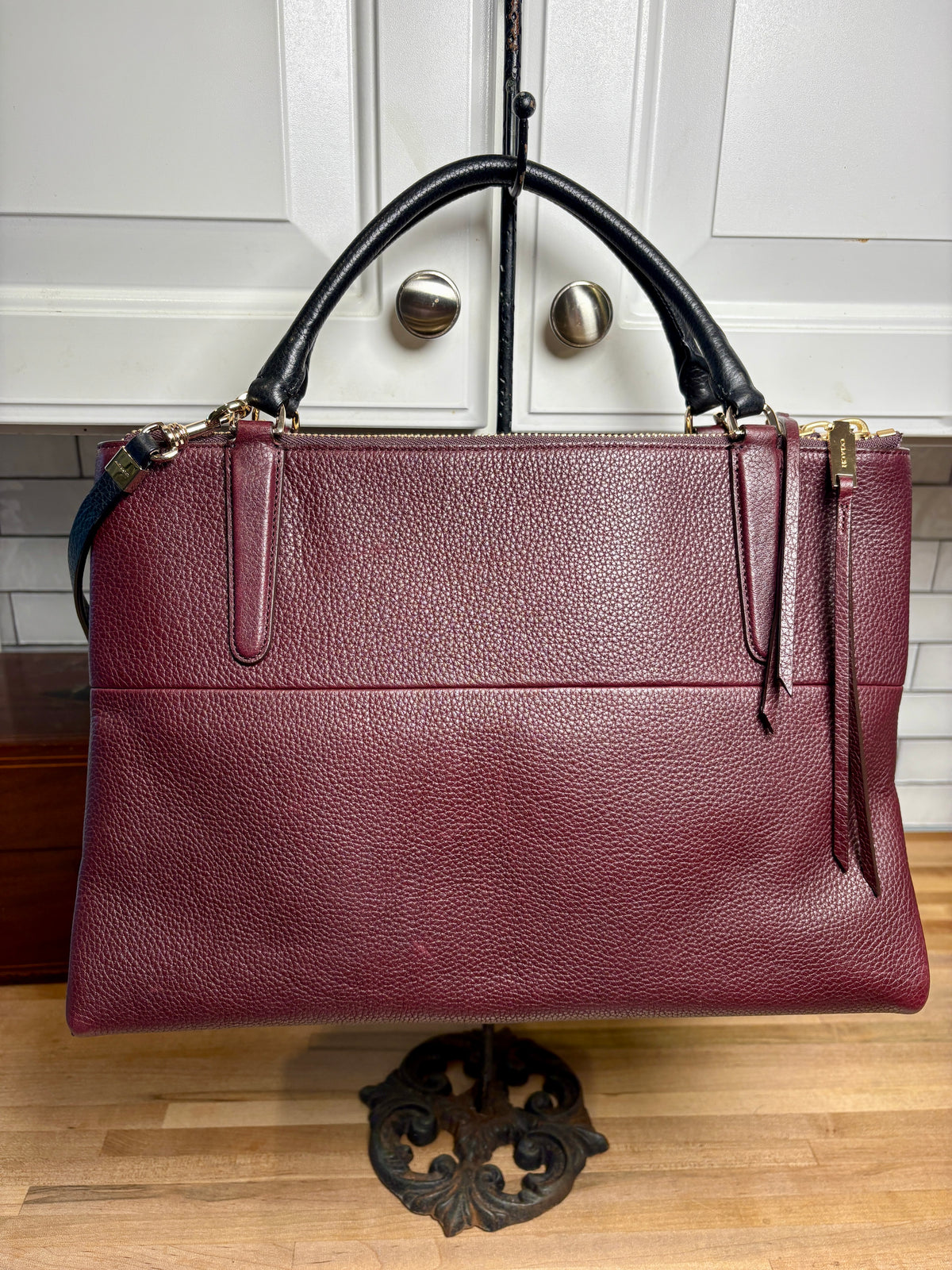 Coach Weekend Borough Bag - Oxblood NWT
