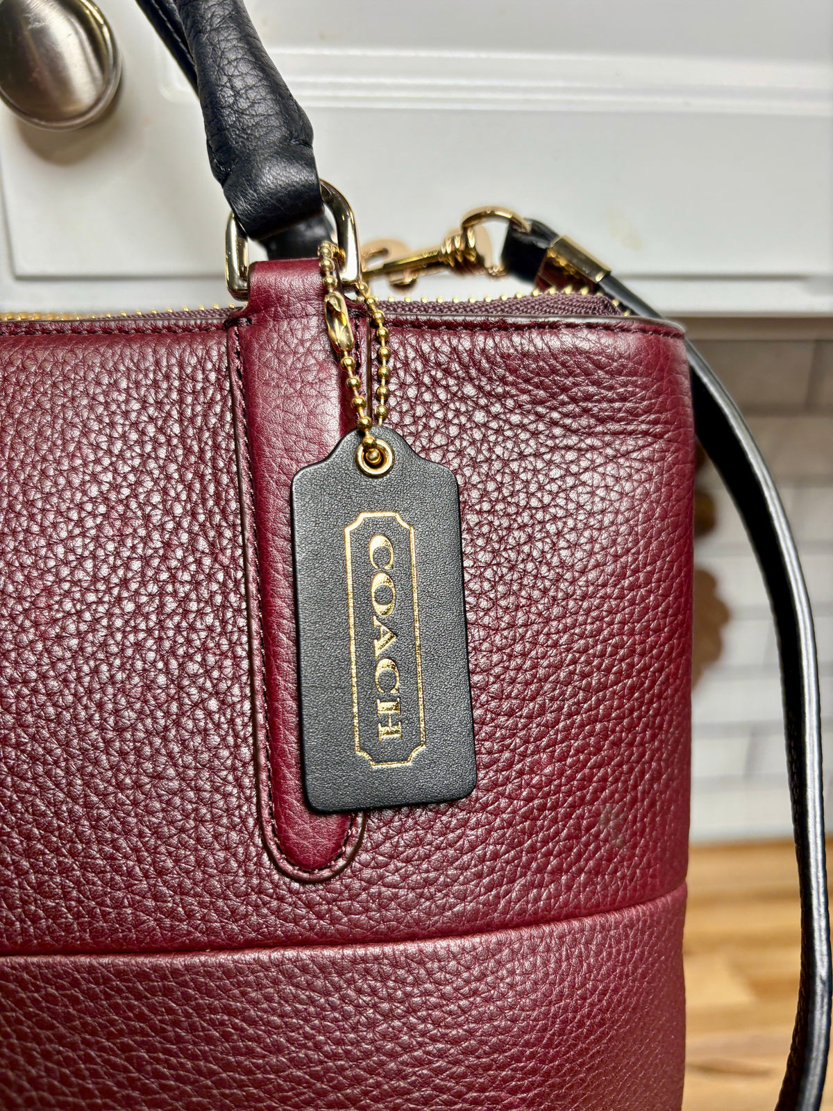 Coach Weekend Borough Bag - Oxblood NWT
