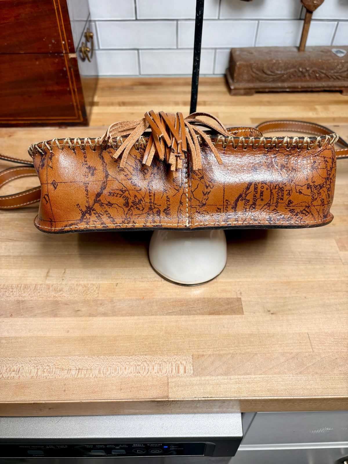 Patricia Nash Beaumont Flap Crossbody Signature Map Collection