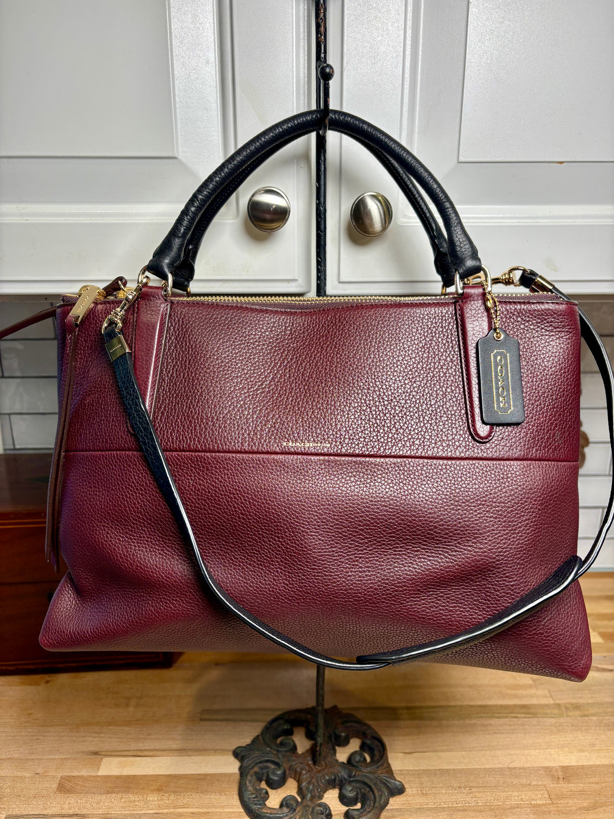 Coach Weekend Borough Bag - Oxblood NWT
