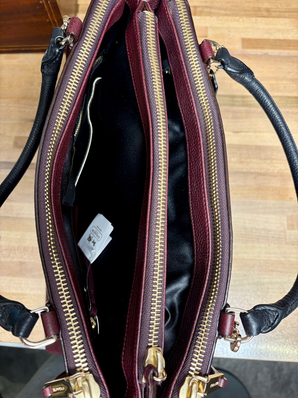 Coach Weekend Borough Bag - Oxblood NWT